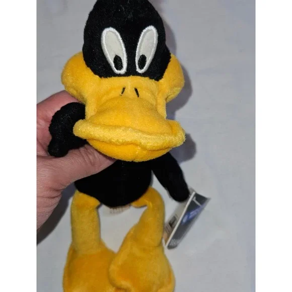 Warner Bros Studio Store Daffy Duck Bean Bag Plush Toy - Picture 2 of 3